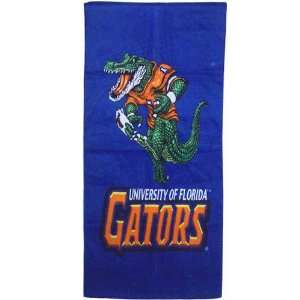  Florida Gators Royal Blue Stomp Beach Towel Sports 