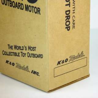 BOX for K&O TOY OUTBOARD BOAT MOTOR   EVINRUDE, MERCURY  