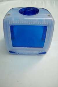 Blue Tv Shaped COIN BANK Box Toy  