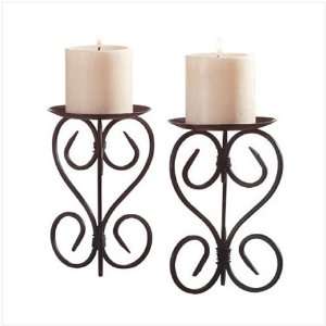  Metal Candle Holders (Set of 2)
