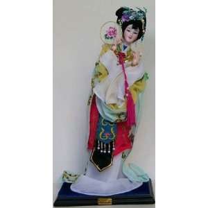  Silk Doll Figurine Chinese Ancient Beauty Bao Chai