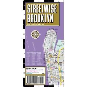   Map of Brooklyn, New York   Folding pocket size travel map with subway