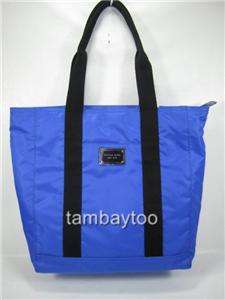   KORS North South Cobalt Blue Nylon Large Carryall Tote Bag  