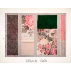  1919 Color Print Interior Design Bedroom Color Samples 