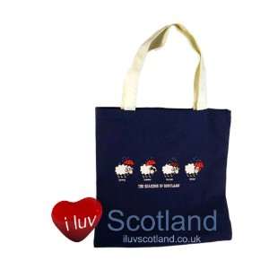  Shopper Bag Four Season Of Scotland Navy Toys & Games