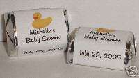 Custom Rubber Duck Ducky baby shower favors decorations  