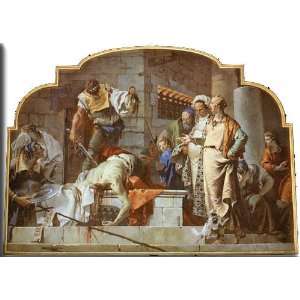 The Beheading of John the Baptist 30x21 Streched Canvas Art by Tiepolo 