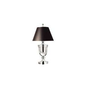  Chart House Large Classical Urn Form Table Lamp in Polished Silver 