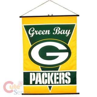 NFL Green Bay Packers Fabric Banner/Wall Scroll 28x40  