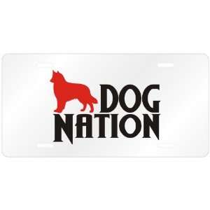  New  Belgian Tervuren Dog Nation  License Plate Dog
