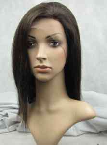 12 silk top remy human hair front lace wigs 2# silky  