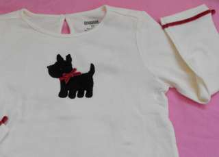 NWT GYMBOREE HOLIDAY FRIENDS PICTURES DOG TOP 18 24 MON  