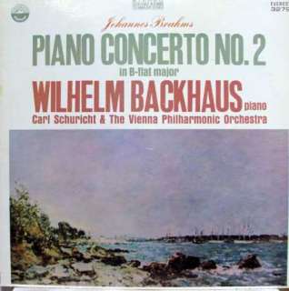BACKHAUS brahms piano concerto no. 2 LP mint  SDBR 3279  