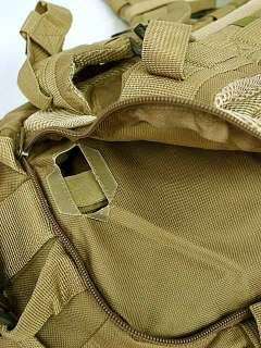 Tactical Molle Patrol Rifle Gear Backpack Coyote Brown  