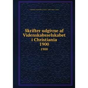   1900 Christiania videnskabs selskab. I  Math. naturv. klasse Books