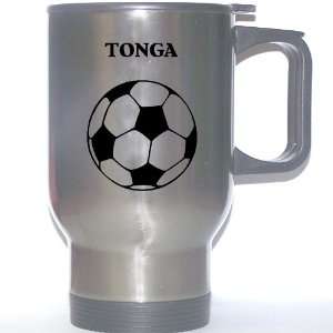  Tongan Soccer Stainless Steel Mug   Tonga 