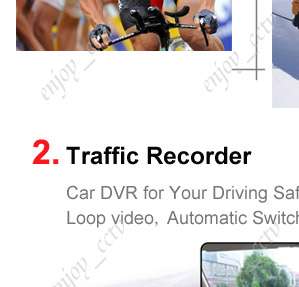 Thank you for choosing this car DVR. The memory of your DVR can be 