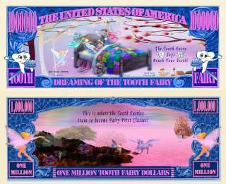 THE TOOTH FAIRY DOLLAR BILL w/PROTECTOR  