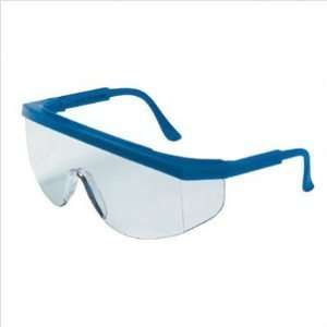  Tomahawk Safety Glasses Clear Lens Blue Frame Industrial 