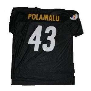  NFL Pittsburgh Steelers Polamalu Replica Jersey Large 