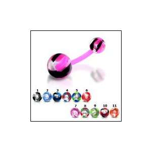  Flexible Banana belly button ring Body Piercing Jewelry Jewelry