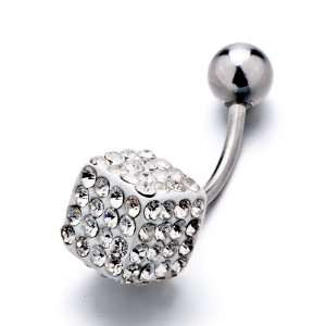   Square Belly Button Ring Navel Piercing Body Jewelry Pugster Jewelry