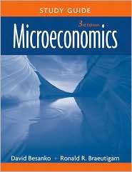 Microeconomics, Study Guide, (0470233338), David Besanko, Textbooks 