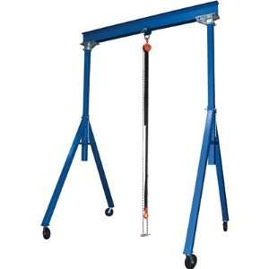 Vestil Steel Gantry Crane   Adjustable Height, 8000 Lb. Capacity, 15ft 