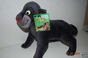 The Jungle Book Bagheera Panther Plush  NEW  