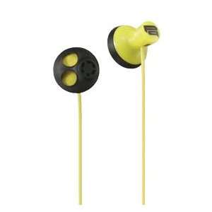  Sony Exhale Earbud Headphones Yellow Bass Booster Earpiece 