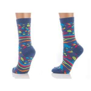  Lucci Seabed Crew Sock   Blue