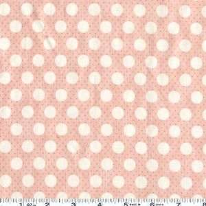  45 Wide Moda Simplicity Picnic Dots Pink Fabric By The 