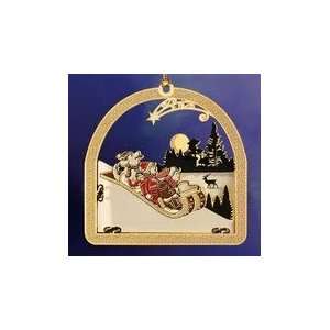  Toboggan Christmas Ornament