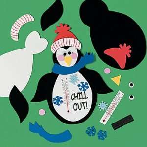 Penguin Thermometer Magnet Craft Kit   Craft Kits & Projects 