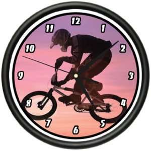  BMX 1 Wall Clock bike racing biker rider bedroom gift 