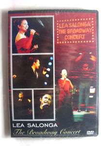 LEA SALONGA THE BROADWAY CONCERT LIVE DVD *SEALED*  