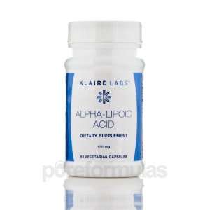 Klaire Labs Alpha Lipoic Acid 150 mg 60 Vegetarian Capsules
