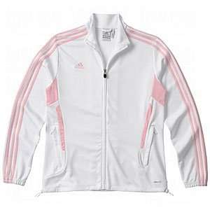 adidas Womens ClimaCool Tiro II Training Jackets White/Diva Pink/X 