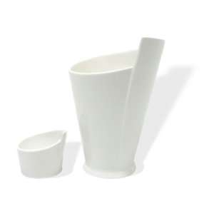  Porcelain French Fries Cup & Sauce Dish