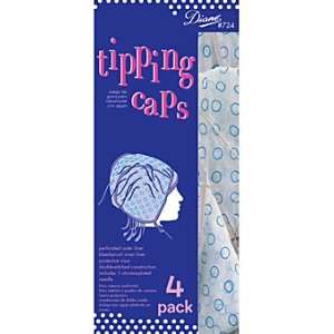    Soft N Style Disposable Tipping Caps 4 pack with needle Beauty