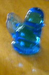 Titan Art Glass Happy Little Bluebird Glass Blue Bird  