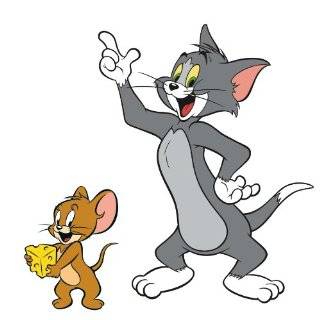 RoomMates RMK1443GM Tom and Jerry Peel & Stick Giant Wall Decals