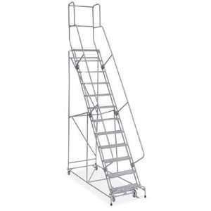  10 Step Rolling Safety Ladder with 20 Top Step 