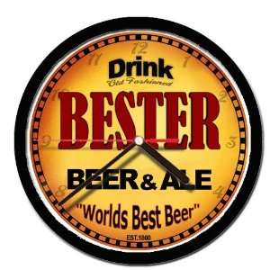  BESTER beer and ale cerveza wall clock 