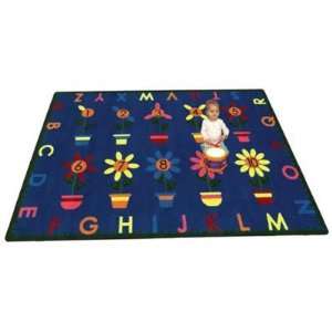  Joy Carpets Petal Pushers Kids Area Rug, 5 ft. 4 in. x 7 
