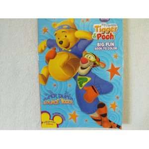   Big Fun Book to Color 96 Pg ~ Super Duper Bounce Tigger Toys & Games