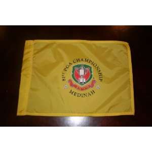 1999 PGA Championship Pin Flag Medinah Tiger Woods  Sports 
