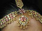 Indian Belly Dance Hair Band Gold plated Matha patti Jewelry Jewellery 