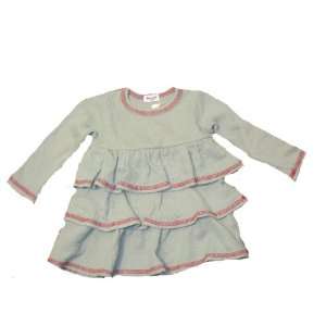  Splendid Littles Thermal Tiered Dress w/ Contrast Stiching Baby