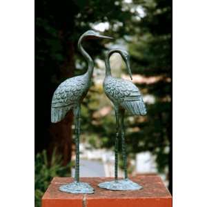  Spi Love Cranes Pair Sculpture